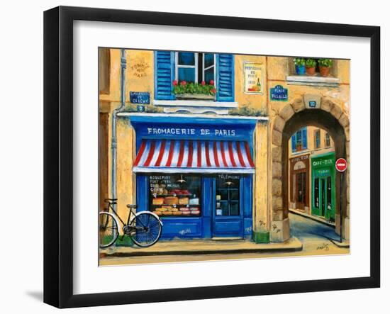 French Cheese Shop-Marilyn Dunlap-Framed Art Print