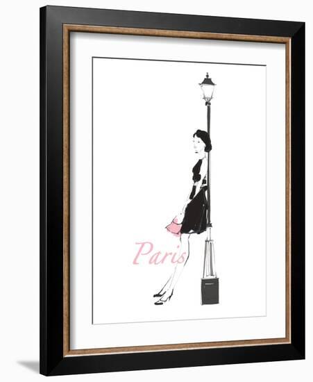 French Chic III Pink on White-Avery Tillmon-Framed Art Print