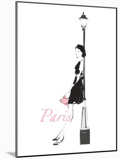 French Chic III Pink on White-Avery Tillmon-Mounted Art Print