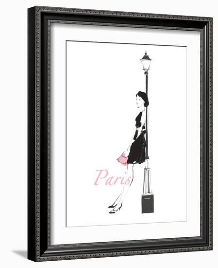 French Chic III Pink on White-Avery Tillmon-Framed Art Print