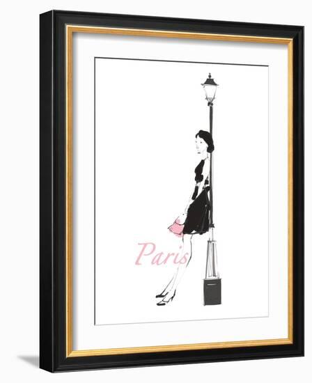 French Chic III Pink on White-Avery Tillmon-Framed Art Print