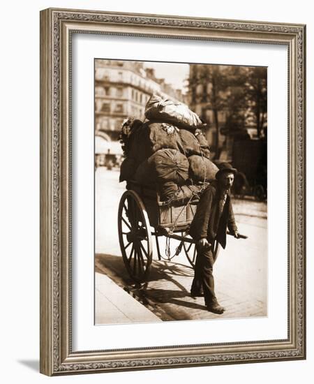 French Chiffonier - Ragpicker-Eugène Atget-Framed Photographic Print