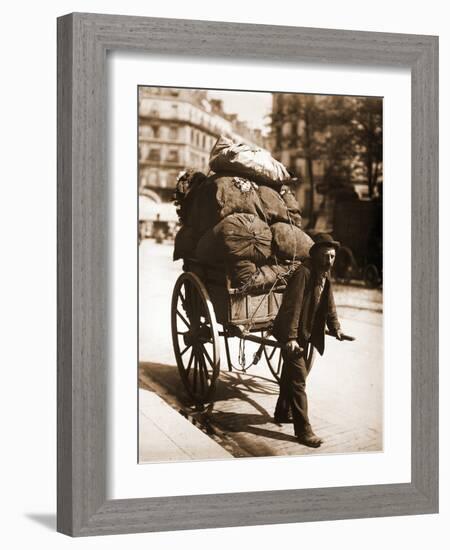 French Chiffonier - Ragpicker-Eugène Atget-Framed Photographic Print