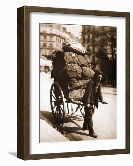 French Chiffonier - Ragpicker-Eugène Atget-Framed Photographic Print