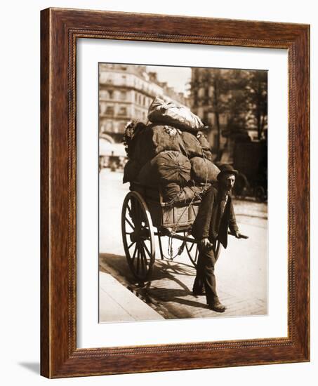 French Chiffonier - Ragpicker-Eugène Atget-Framed Photographic Print