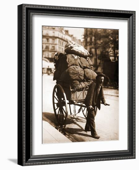 French Chiffonier - Ragpicker-Eugène Atget-Framed Photographic Print