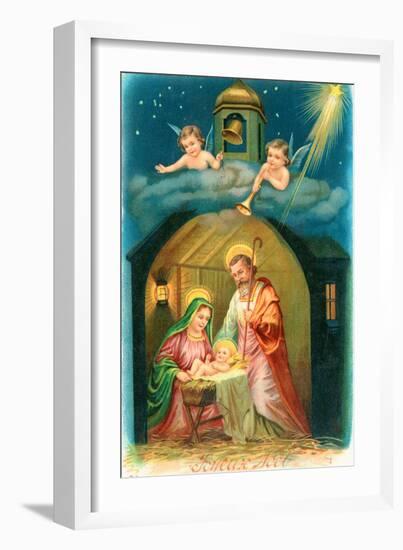 French Christmas Card-null-Framed Giclee Print