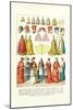 French Clergy Headwear and Vestments-null-Mounted Art Print