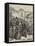 French Coming into the Prussian Lines for Bread, at the Ferry of Sevres-null-Framed Premier Image Canvas