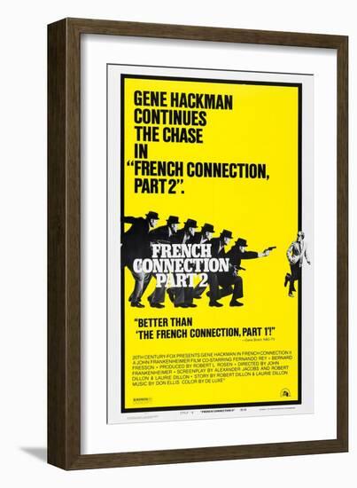 French Connection II, 1975-null-Framed Art Print