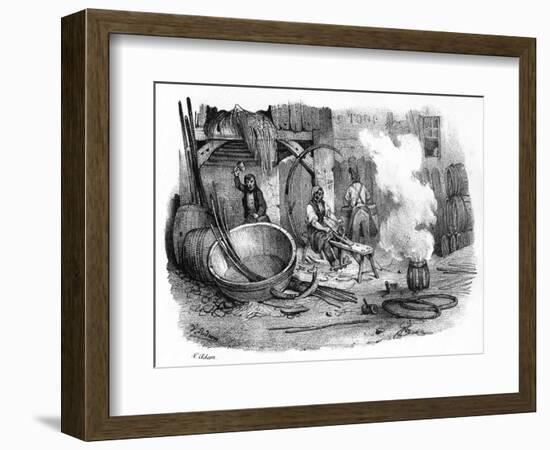 French Cooper-Victor Adam-Framed Art Print