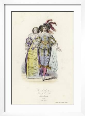 French costume of the time of Louis XIII