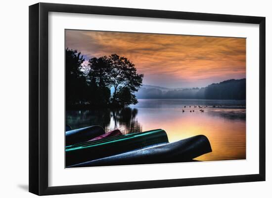 French Creek Sunrise-Robert Lott-Framed Art Print