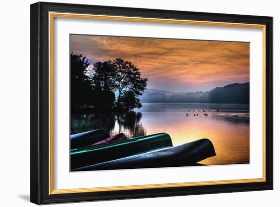 French Creek Sunrise-Robert Lott-Framed Art Print