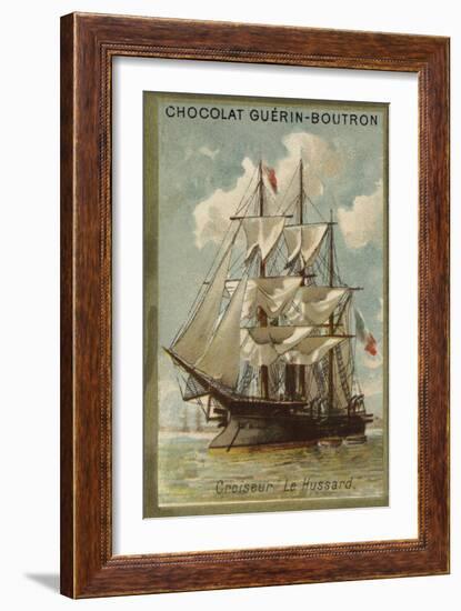 French Cruiser Hussard-null-Framed Giclee Print