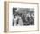 'French cuirassiers riding through the streets of Paris on their way on the front', 1914-Unknown-Framed Photographic Print