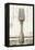 French Cuisine Fork-Devon Ross-Framed Stretched Canvas