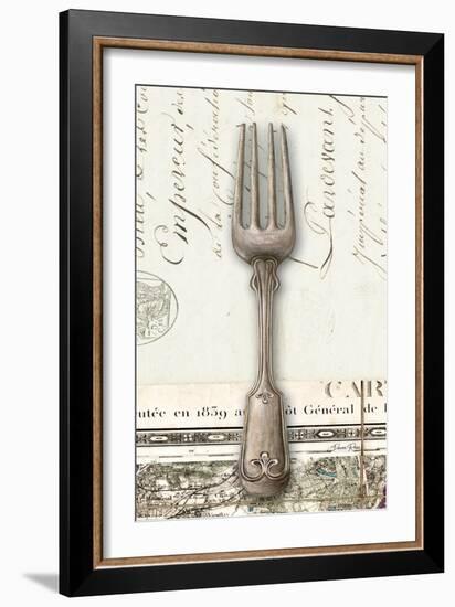 French Cuisine Fork-Devon Ross-Framed Art Print