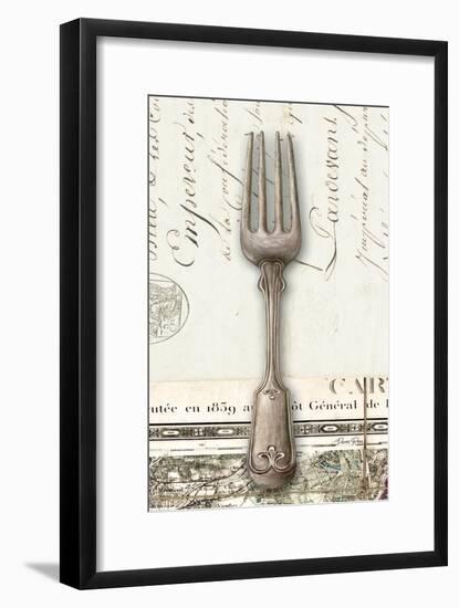 French Cuisine Fork-Devon Ross-Framed Premium Giclee Print