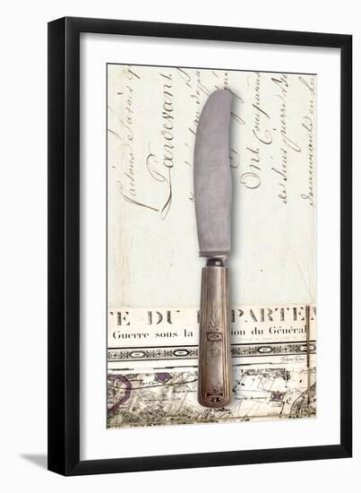French Cuisine Knife-Devon Ross-Framed Art Print
