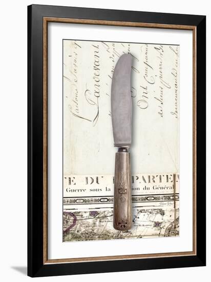 French Cuisine Knife-Devon Ross-Framed Art Print