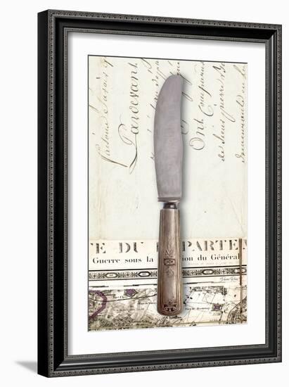 French Cuisine Knife-Devon Ross-Framed Art Print