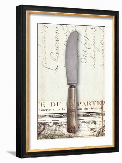 French Cuisine Knife-Devon Ross-Framed Art Print