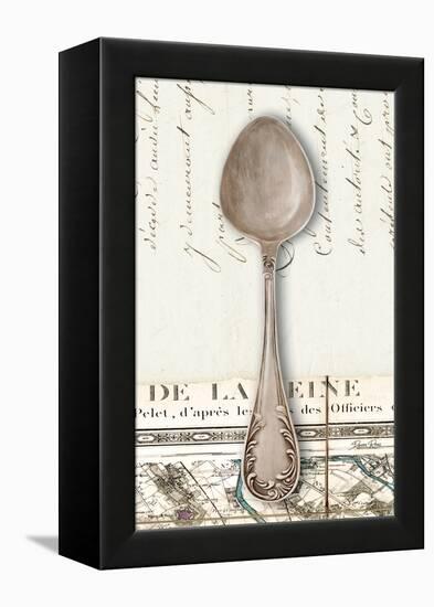 French Cuisine Spoon-Devon Ross-Framed Stretched Canvas