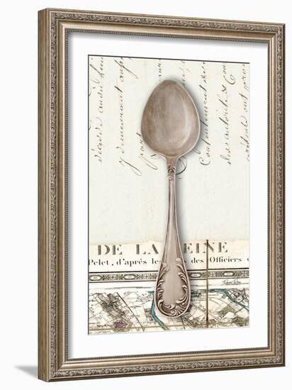 French Cuisine Spoon-Devon Ross-Framed Art Print