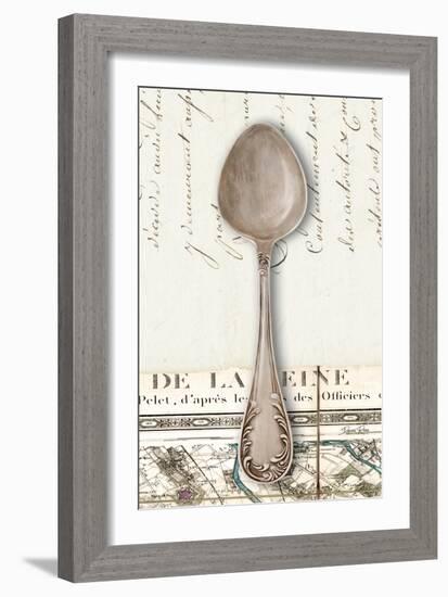 French Cuisine Spoon-Devon Ross-Framed Art Print