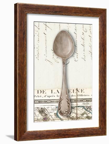 French Cuisine Spoon-Devon Ross-Framed Art Print