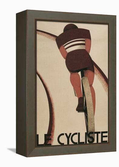 French Cycling Poster, Le Cycliste-null-Framed Stretched Canvas