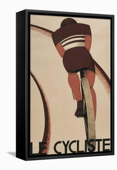 French Cycling Poster, Le Cycliste-null-Framed Stretched Canvas