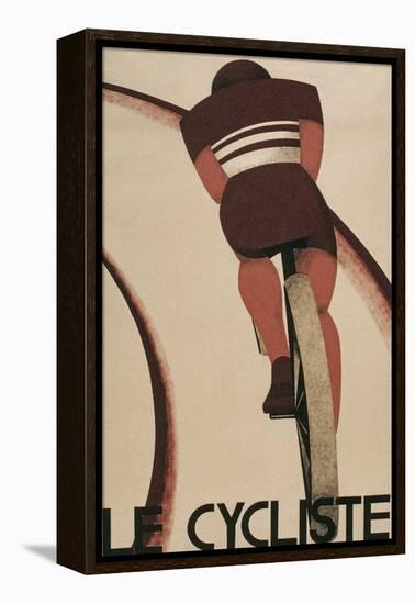 French Cycling Poster, Le Cycliste-null-Framed Stretched Canvas