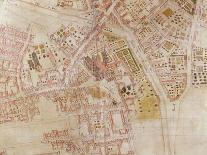 Detail of a Map of Paris Showing the Summit of Montagne Sainte-Genevieve, 1664-French-Giclee Print