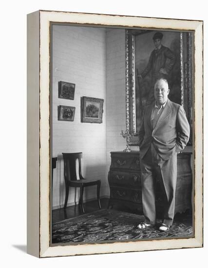 French Director Jean Renoir, Son of Impressionist Painter Pierre Auguste-Ed Clark-Framed Premier Image Canvas