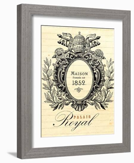 French Document 2-Z Studio-Framed Art Print