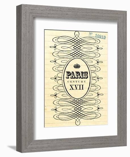 French Document 3-Z Studio-Framed Art Print