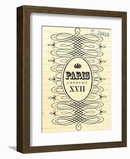 French Document 3-Z Studio-Framed Art Print