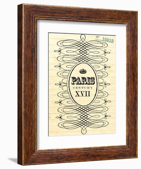 French Document 3-Z Studio-Framed Art Print