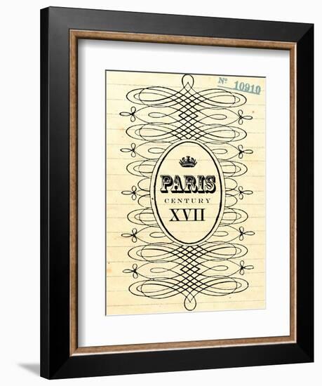 French Document 3-Z Studio-Framed Art Print