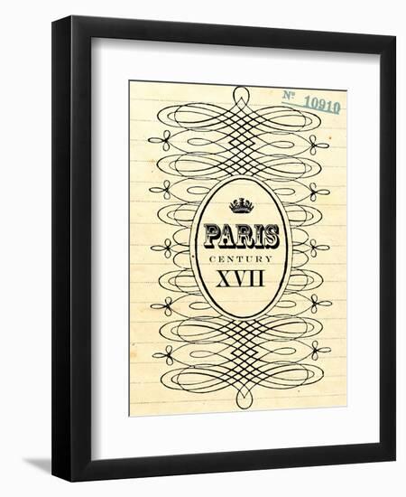 French Document 3-Z Studio-Framed Art Print