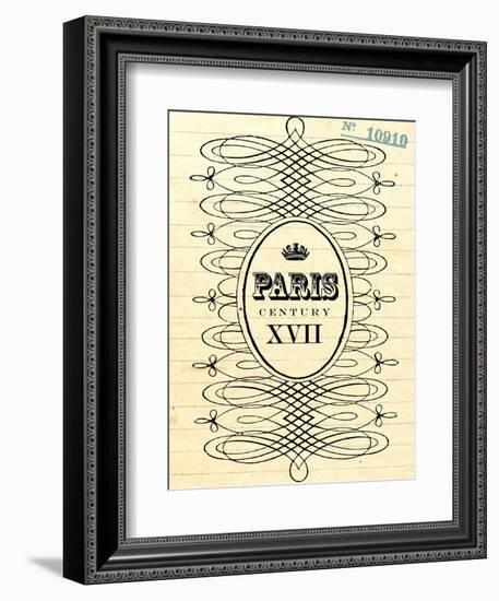 French Document 3-Z Studio-Framed Art Print