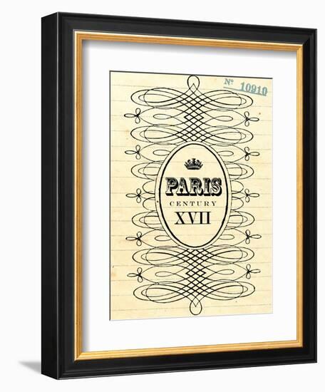 French Document 3-Z Studio-Framed Art Print