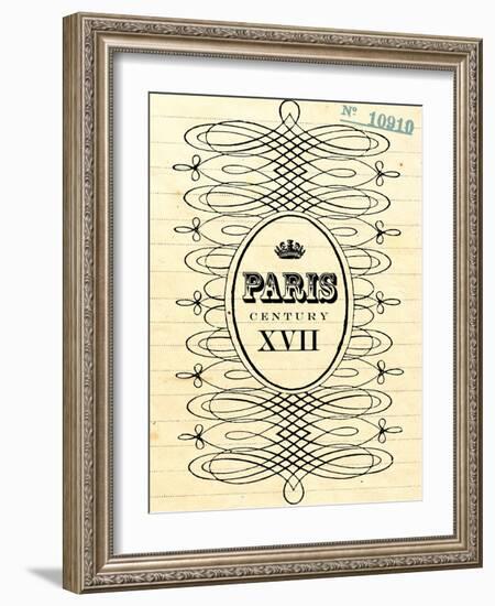 French Document 3-Z Studio-Framed Art Print