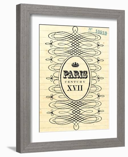 French Document 3-Z Studio-Framed Art Print