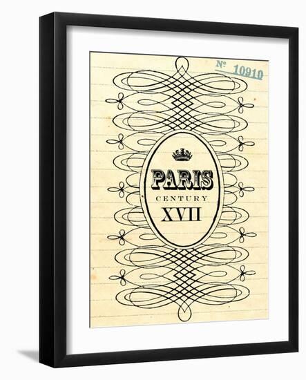 French Document 3-Z Studio-Framed Art Print