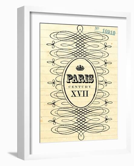 French Document 3-Z Studio-Framed Art Print