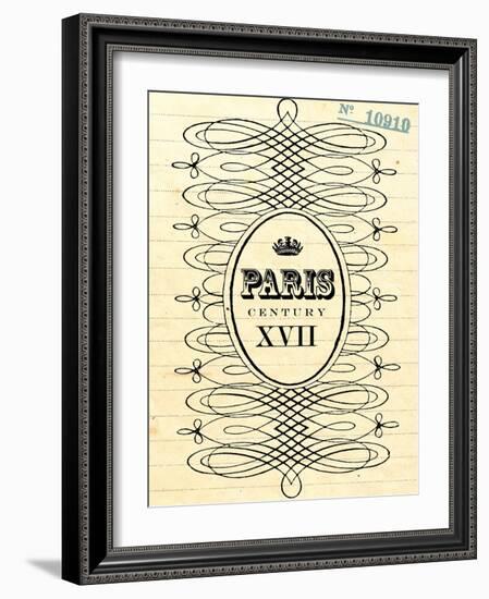 French Document 3-Z Studio-Framed Art Print