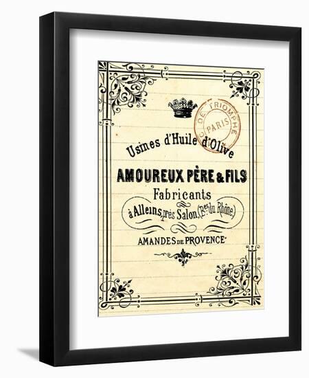 French Document 4-Z Studio-Framed Art Print